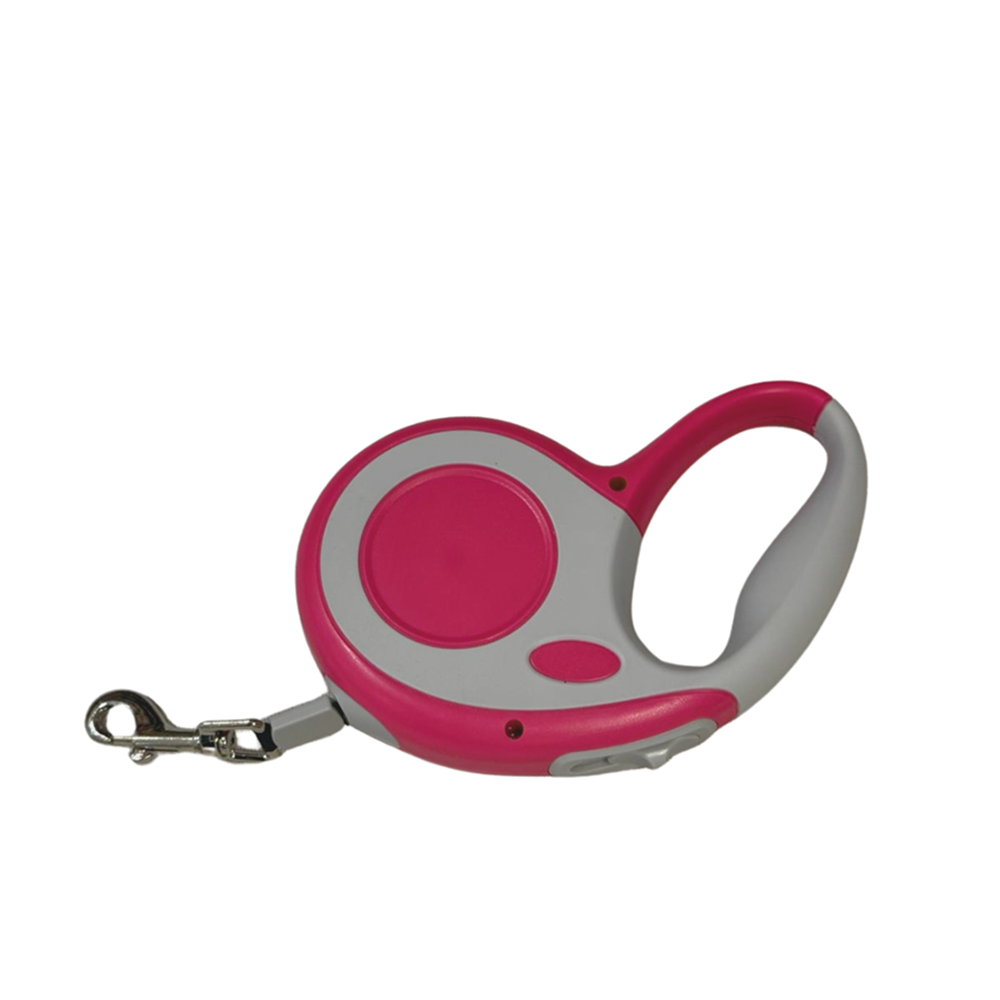 Healing Leaf  Retractable Leash for Dogs and Cats (Pink) image 1