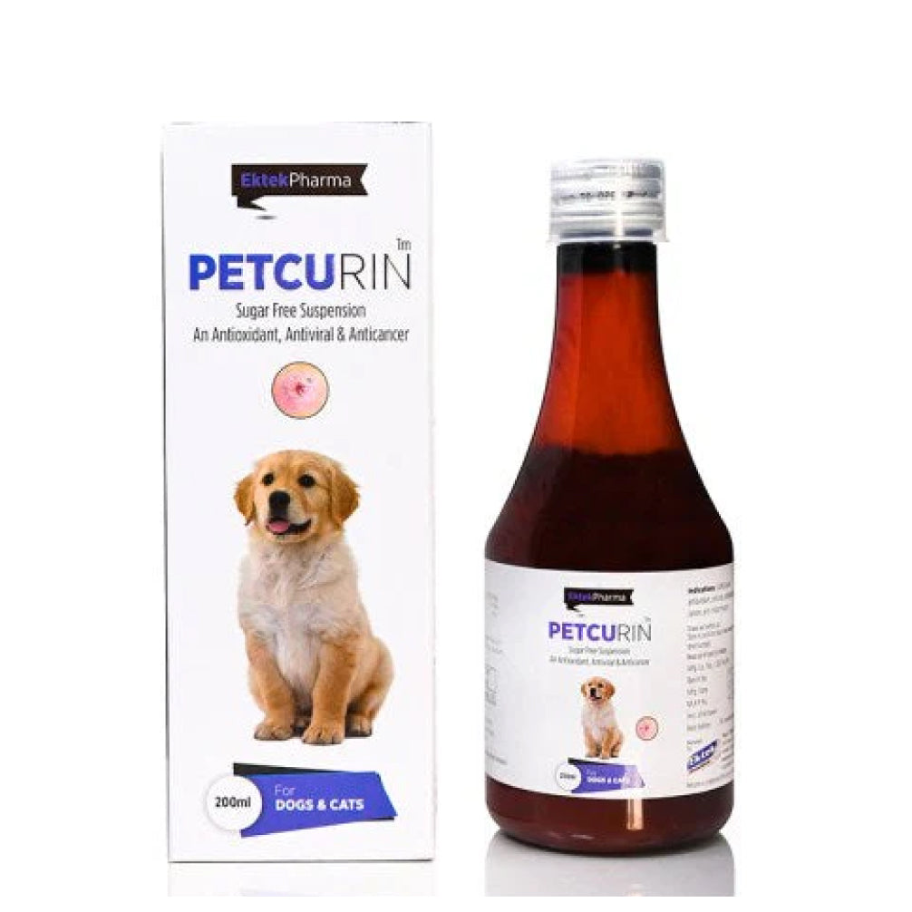 Ek Tek Petcurin Syrup for Dogs and Cats