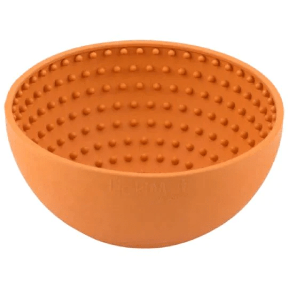 LickiMat Wobble Slow Feeder for Dogs (Orange) image 2