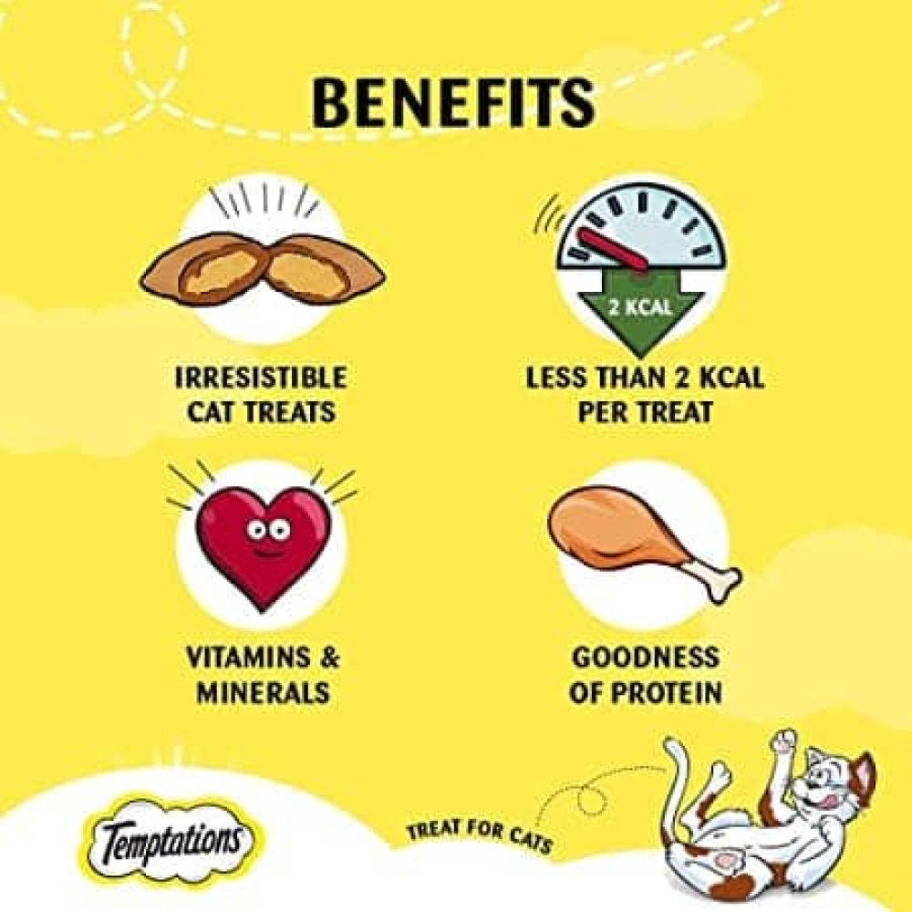 Temptations Tempting Tuna and Tasty Chicken Flavor Cat Treats Combo image 5