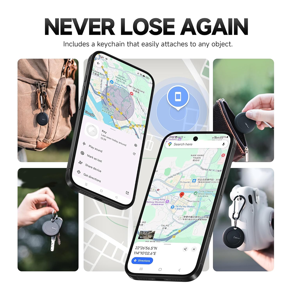 Mitag Go Anti Loss Device with Keychain Tracker (Brown) | Android image 7