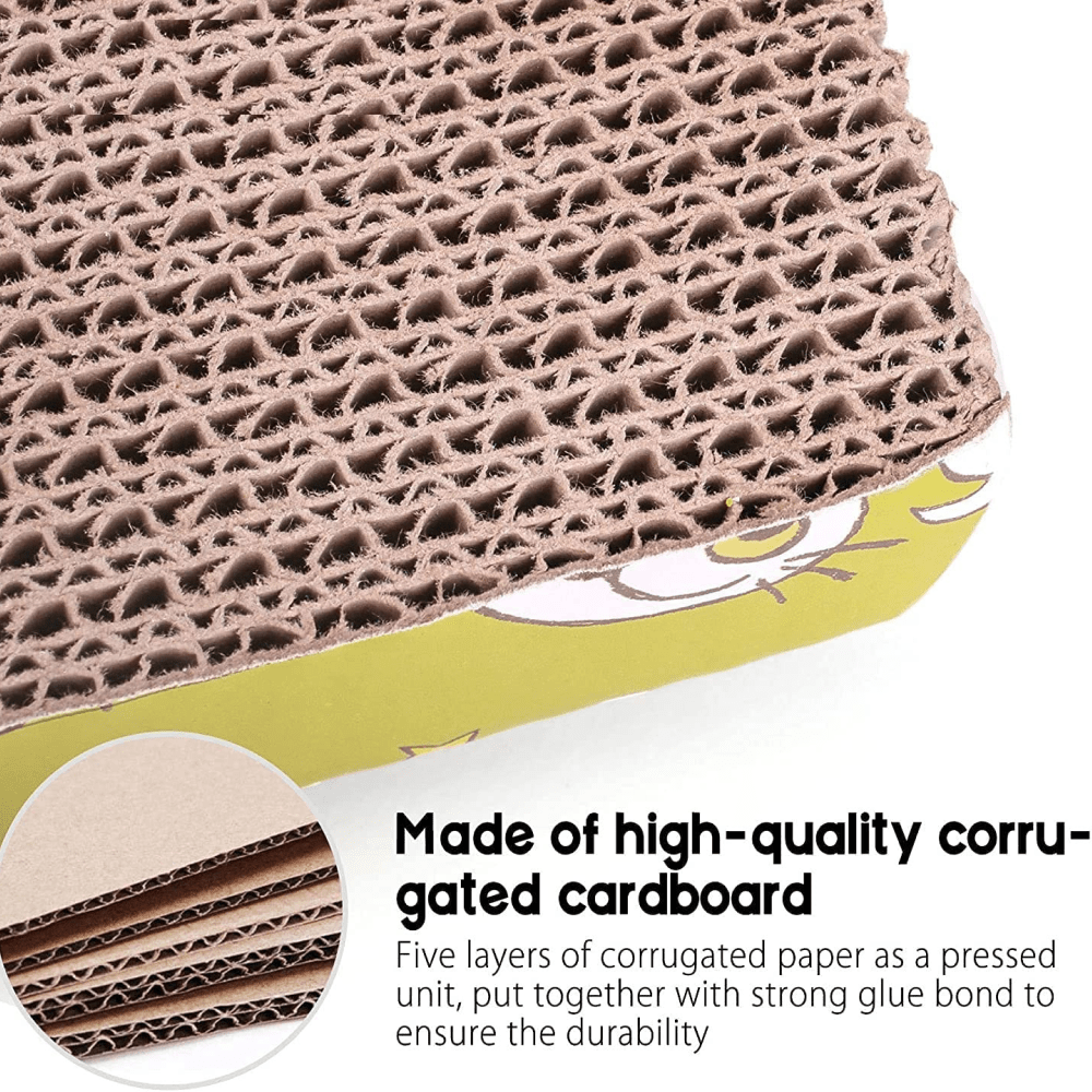 Emily Pets Sofa Bed Scratching Pad for Kittens (Beige) (Pack of 2) image 3