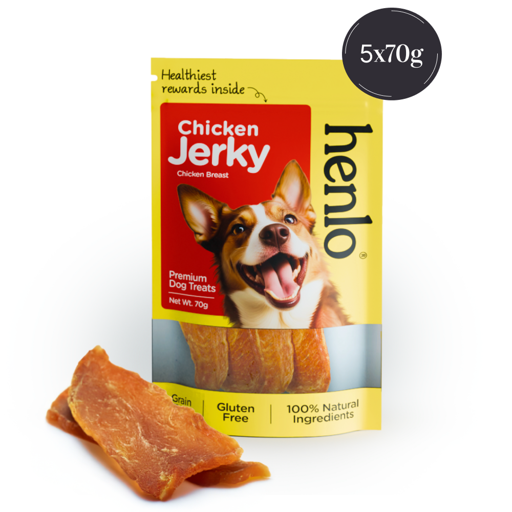 Henlo Chicken Jerky Dog Treats I Guilt Free I High Protein image 1