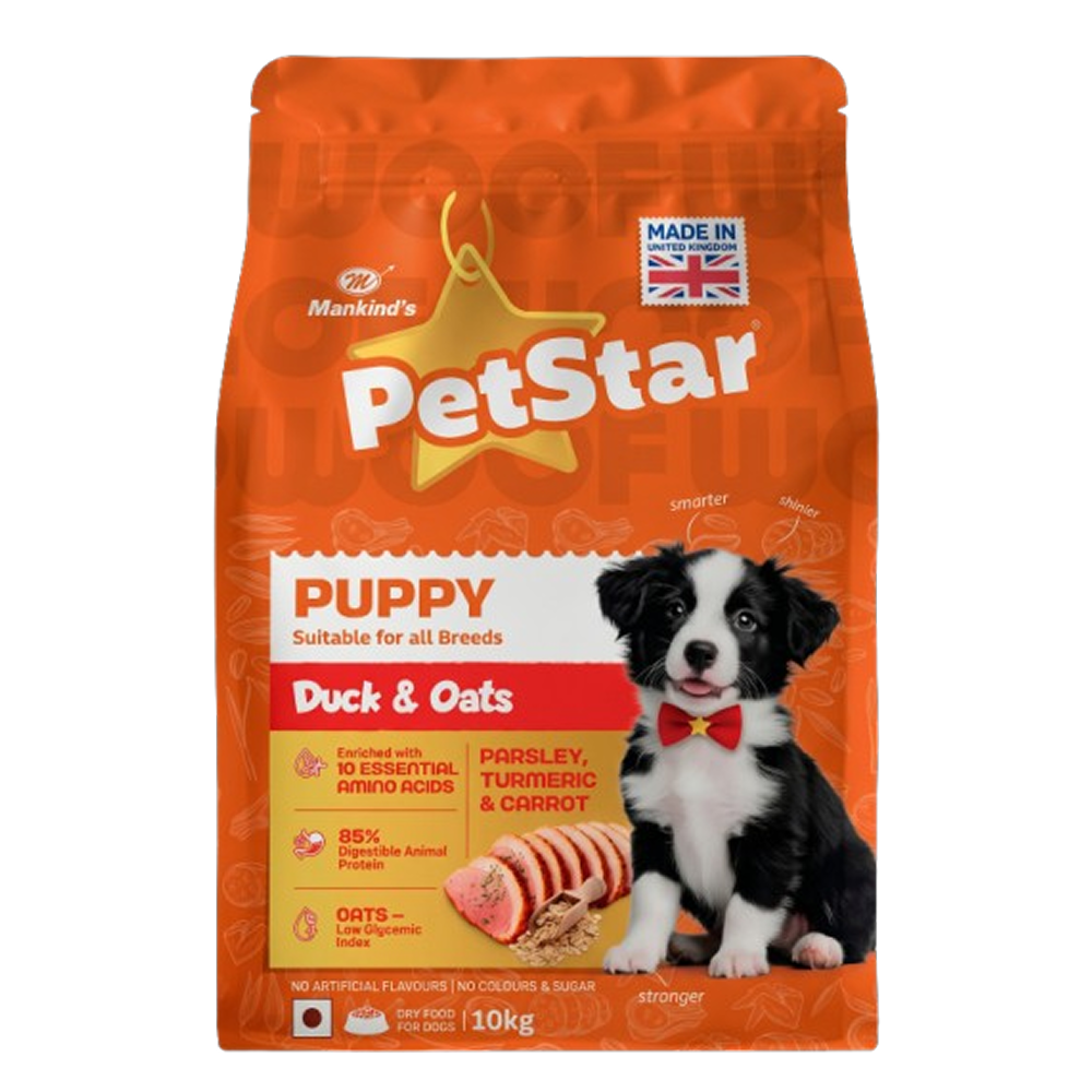 Mankind's Petstar Duck & Oats Formula Puppy Dog Dry Food image 4