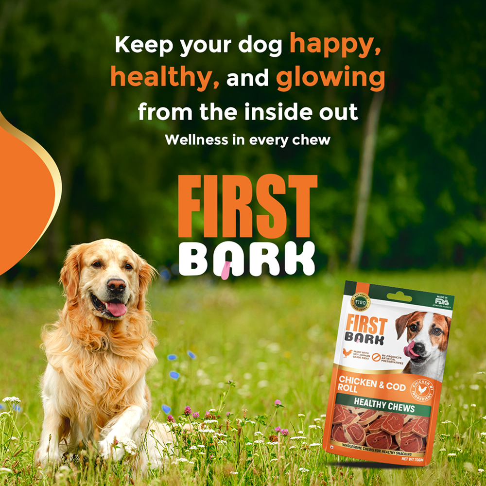First Bark Chicken Cod Roll Dog Treats image 9