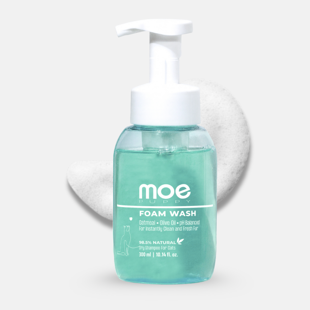 Moe Puppy Cleansing & Conditioning Foam Shampoo for Cats image 1