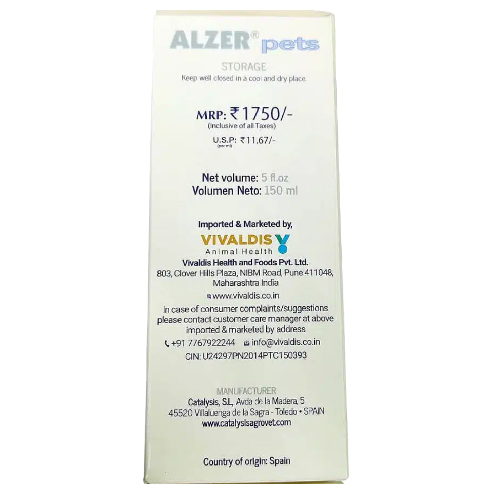 Vivaldis Alzer Syrup for Dogs and Cats (150ml) image 4