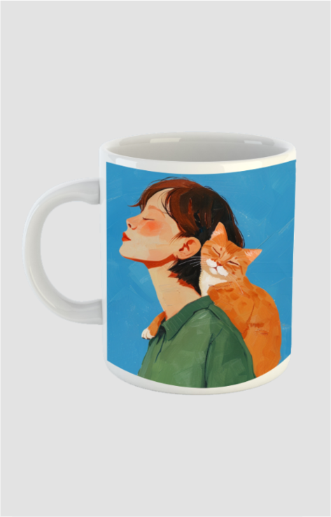 EverythingBoho Cat Lover Coffee Mug