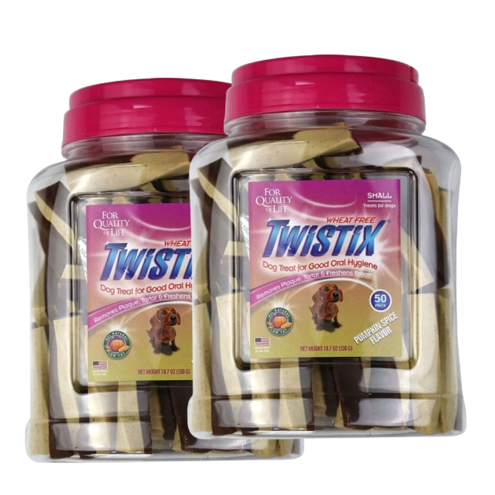 NPIC Twistix Pumpkin Spice Canister Dog Treats image 4