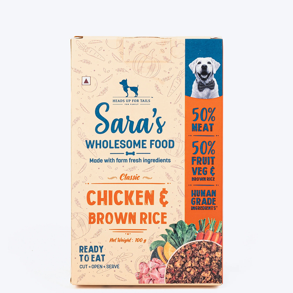 HUFT Sara's Wholesome Classic Chicken and Brown Rice Dog Wet Food
