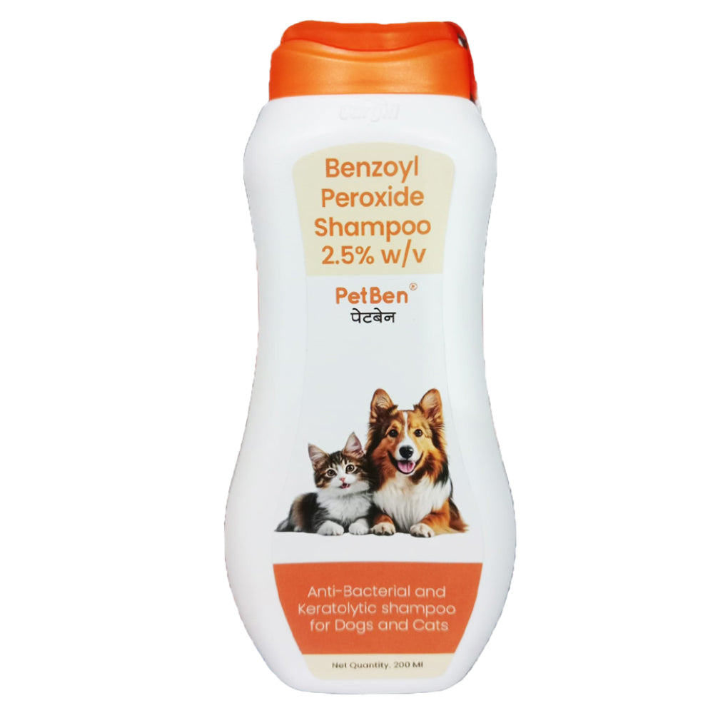 Petcare Petben (Benzoyl peroxide) Shampoo for Dogs & Cats (200ml) image 3