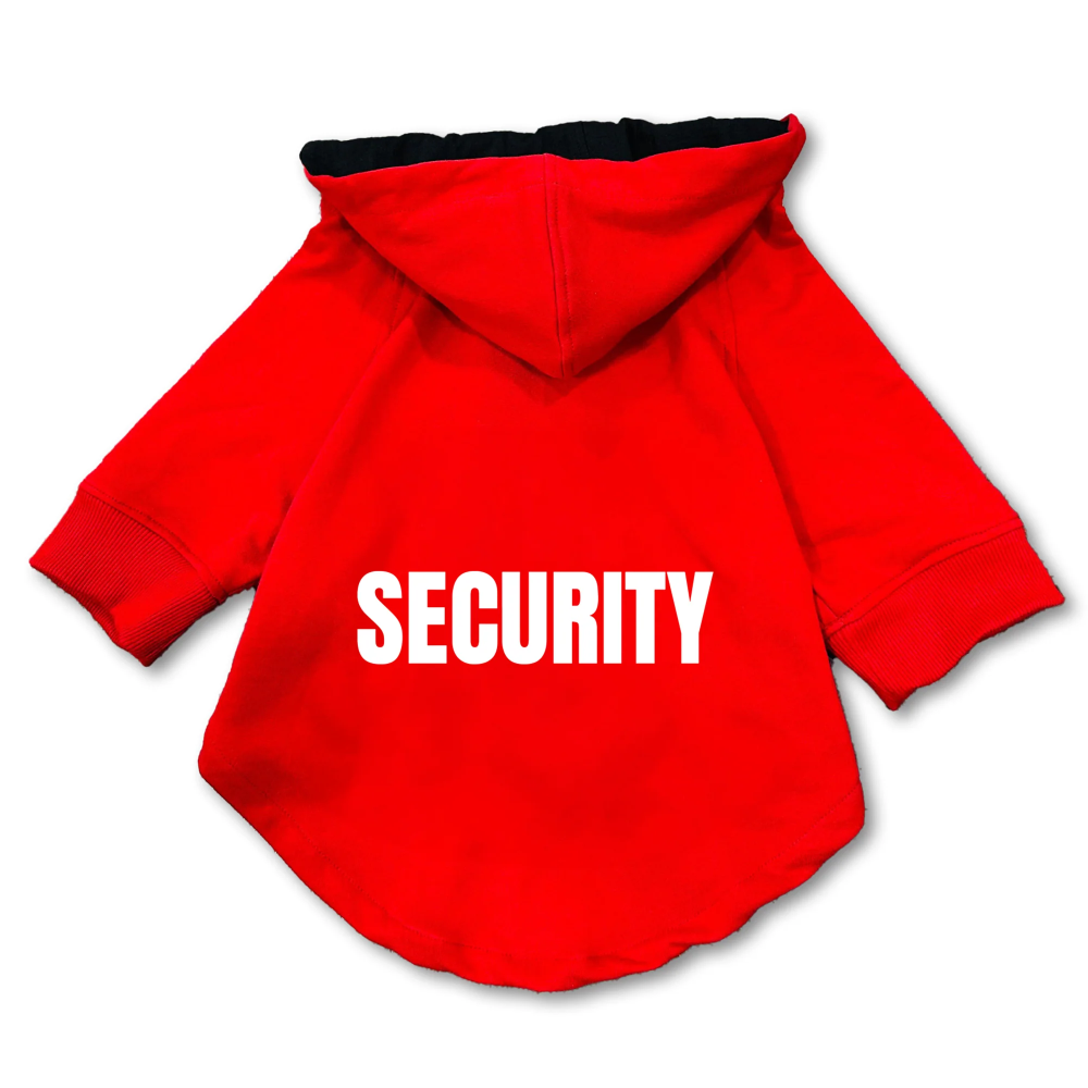 Pawsindia Security Hoodie for Dogs (Red) image 3