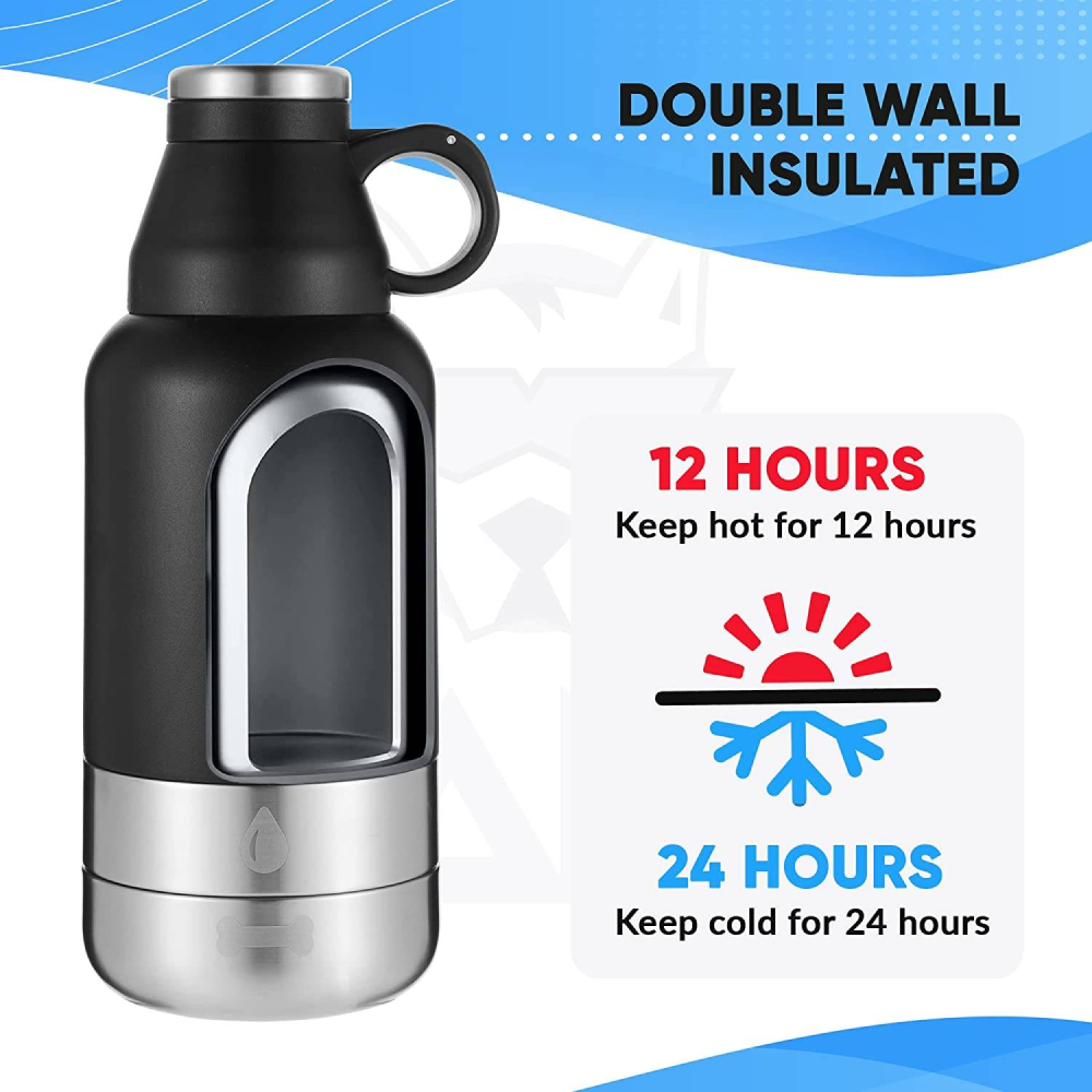 Hank Insulated 32oz Travel Water Bottle for Dogs image 5