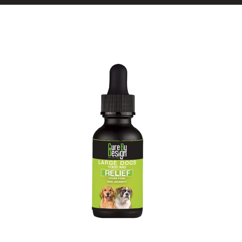 Cure By Design 1000mg CBD Relief Oil for Large Dogs (30ml) image 3