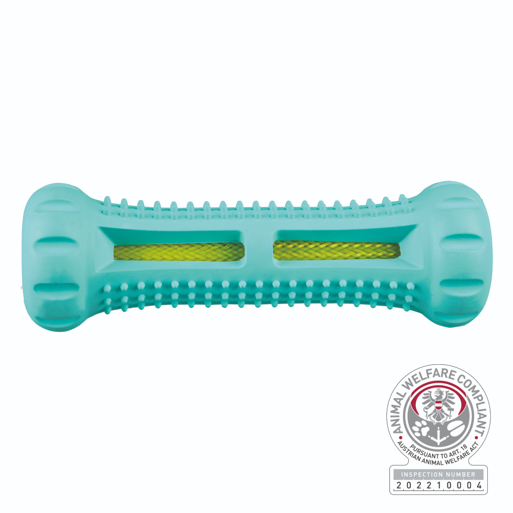 Trixie Denta Mint Flavour Natural Rubber Fun Bone Toy for Dogs image 2