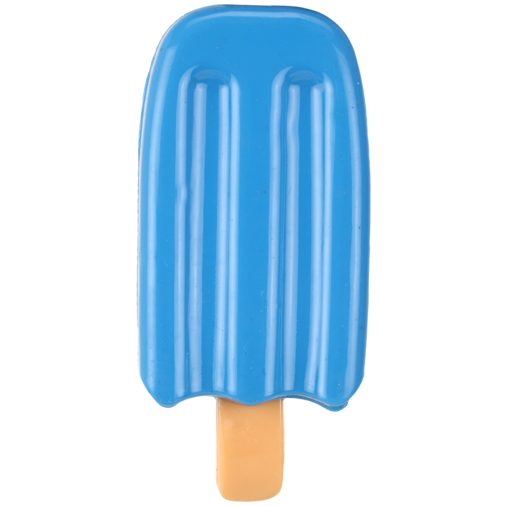 Basil Ice Cream Shaped Cool Lick Silicon Chew Toy for Dogs (Blue) image 3