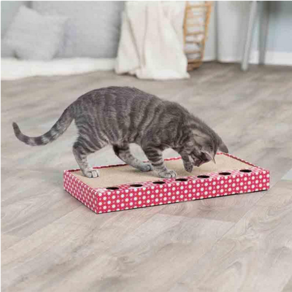 Trixie Cardboard Scratch Board for Cats (Pink) image 2