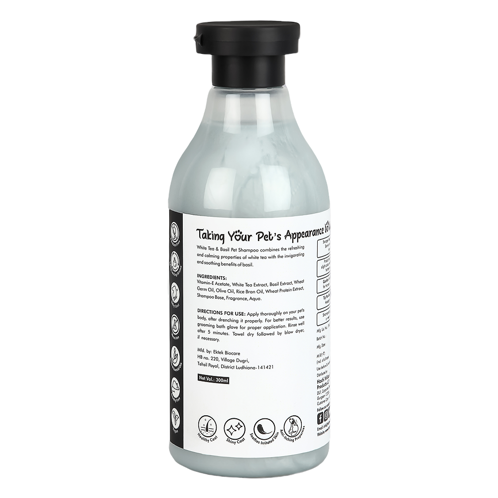 Hachi Wilson Super Premium White Tea and Basil Shampoo for Cats image 2