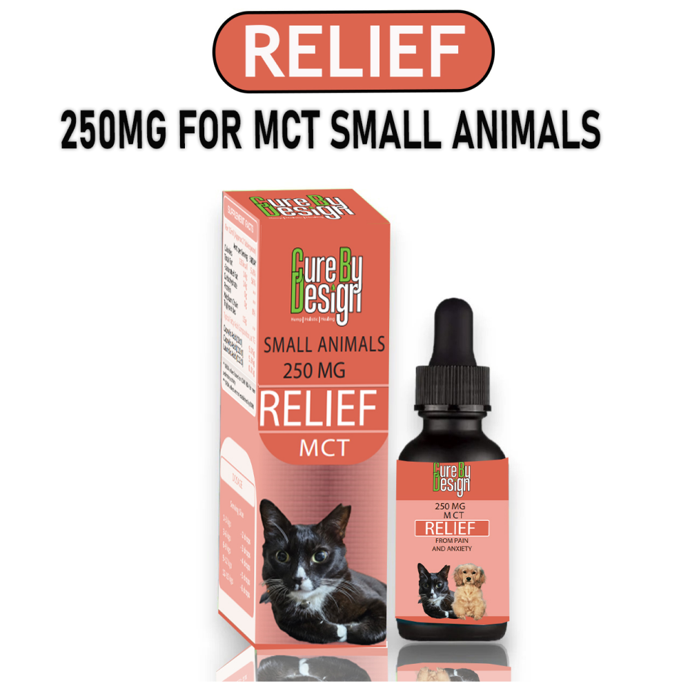 Cure By Design 250mg MCT Relief Oil for Small Animals image 3