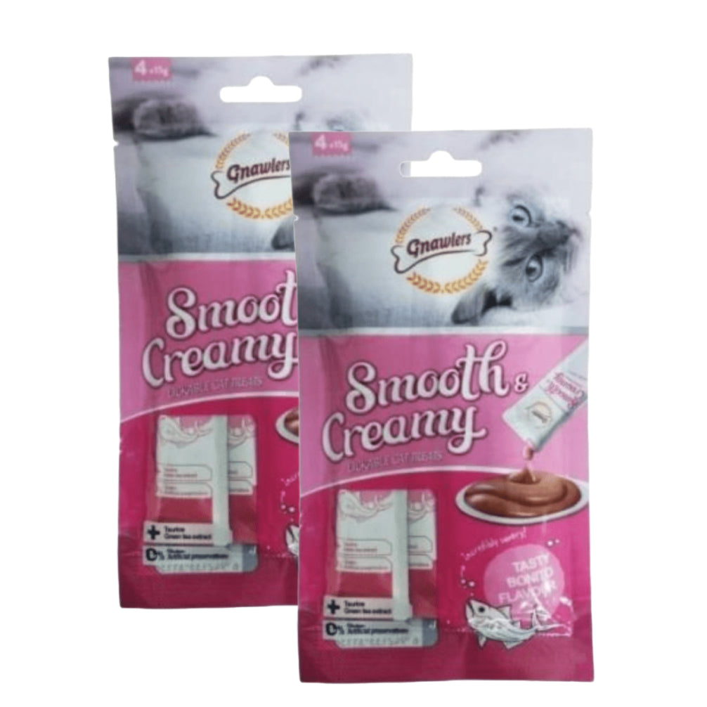 Gnawlers Bonito Flavour Creamy Cat Treats image 5