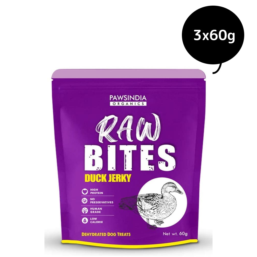 Pawsindia Organics Raw Bites Duck Jerky Dog Treats image 8