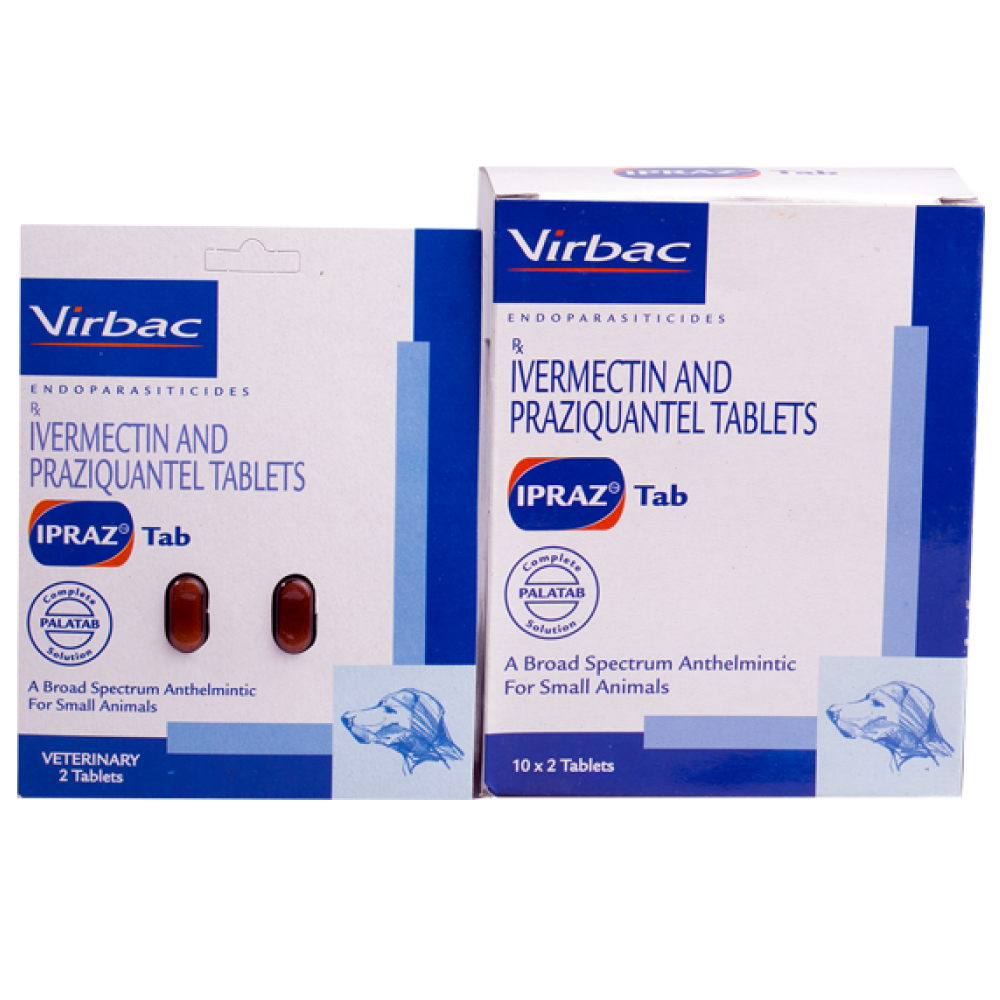 Virbac Ipraz Dewormer Tablets for Dogs image 2