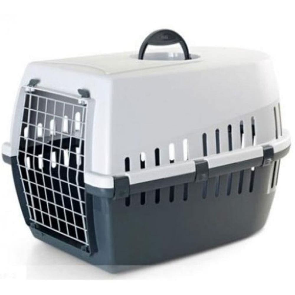 Savic Trotter 3 IATA Approved Travel Carrier for Dogs and Cats (Dark Grey) image 2