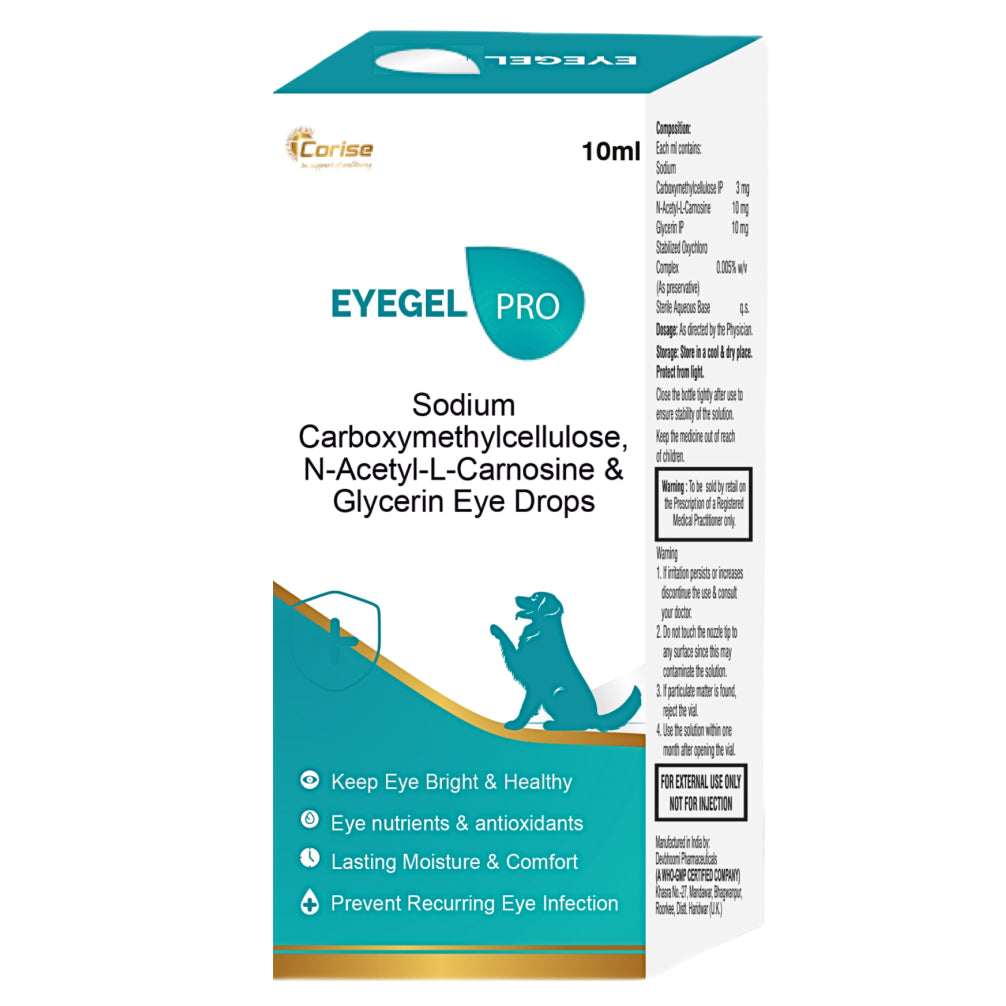 Corise Eyegel Pro Eye Drops for Dogs & Cats