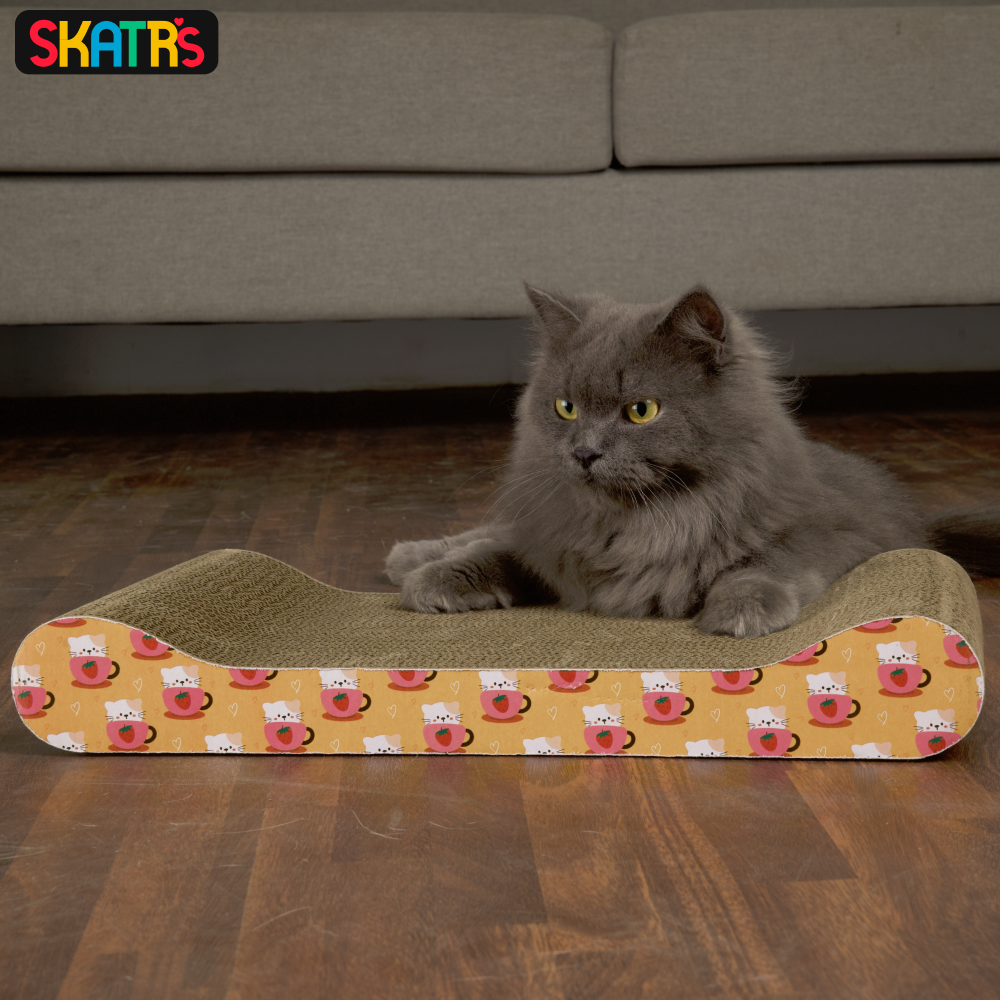 Skatrs Claw and Order Cat Scratcher with 2g Premium Catnip Free image 6