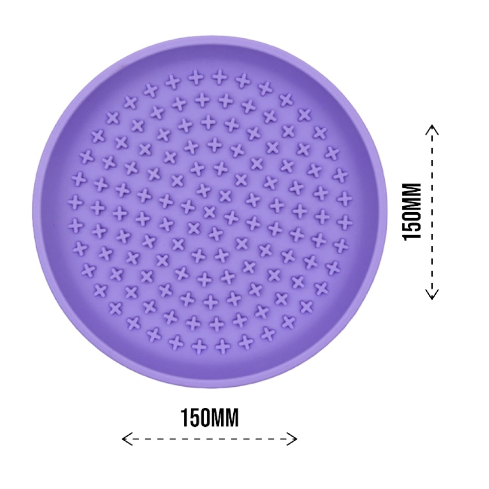 Talking Dog Club Lickables Licking Bowls for Dogs and Cats (Purple) image 2