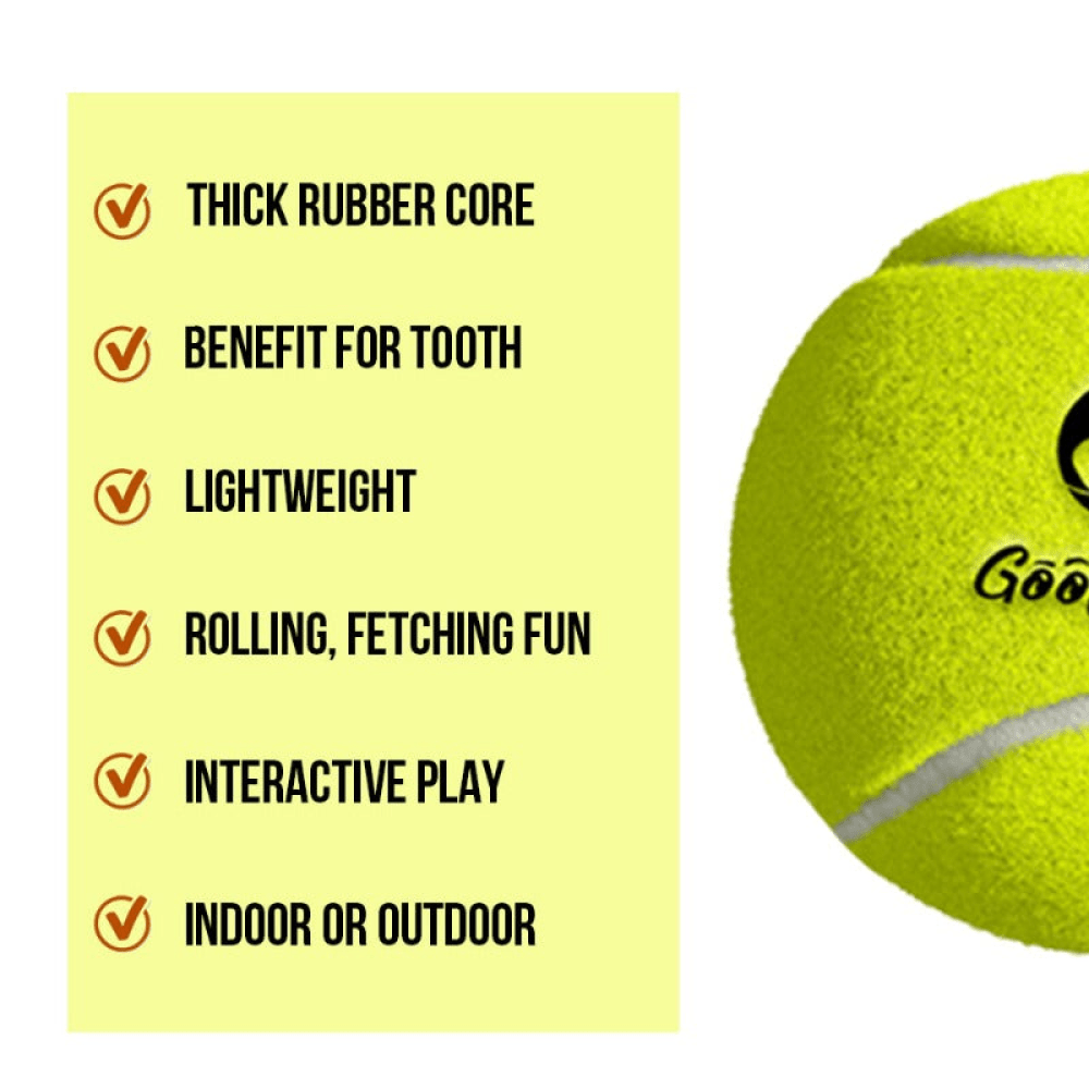 Goofy Tails Sport Tennis Ball Toy for Dogs (Green) image 6