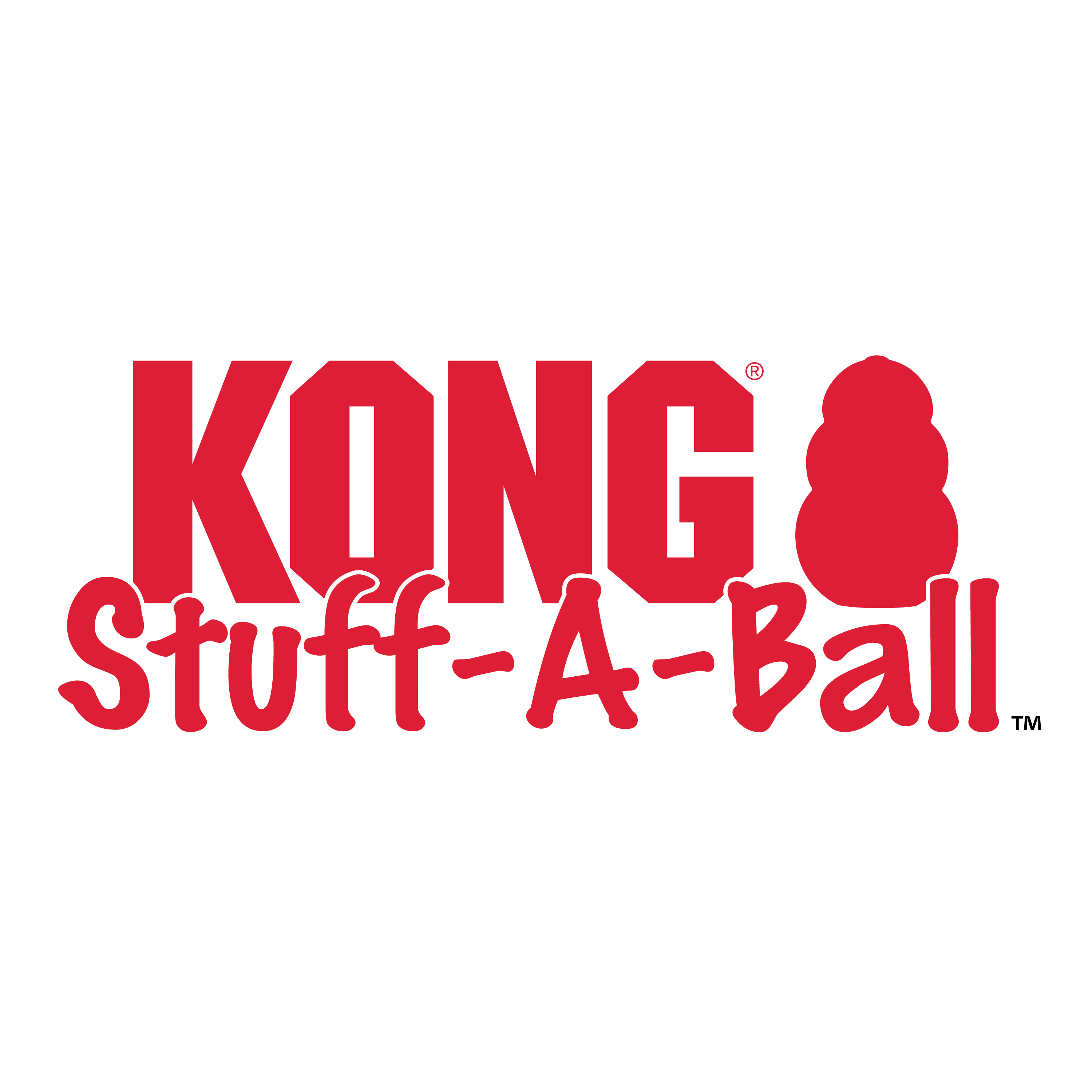Kong Stuff A Ball Toy for Dogs (Red) image 4