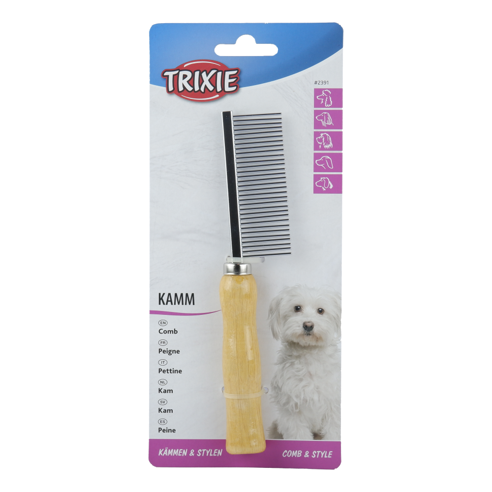 Trixie Medium Teeth Flea Comb for Dogs and Cats image 3