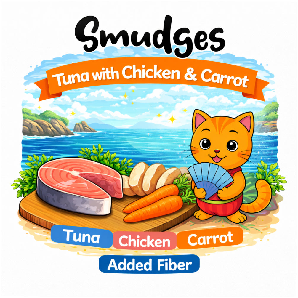 Smudges Tuna Flakes with Chicken and Carrot in Gravy Adult Cat Wet Food image 9