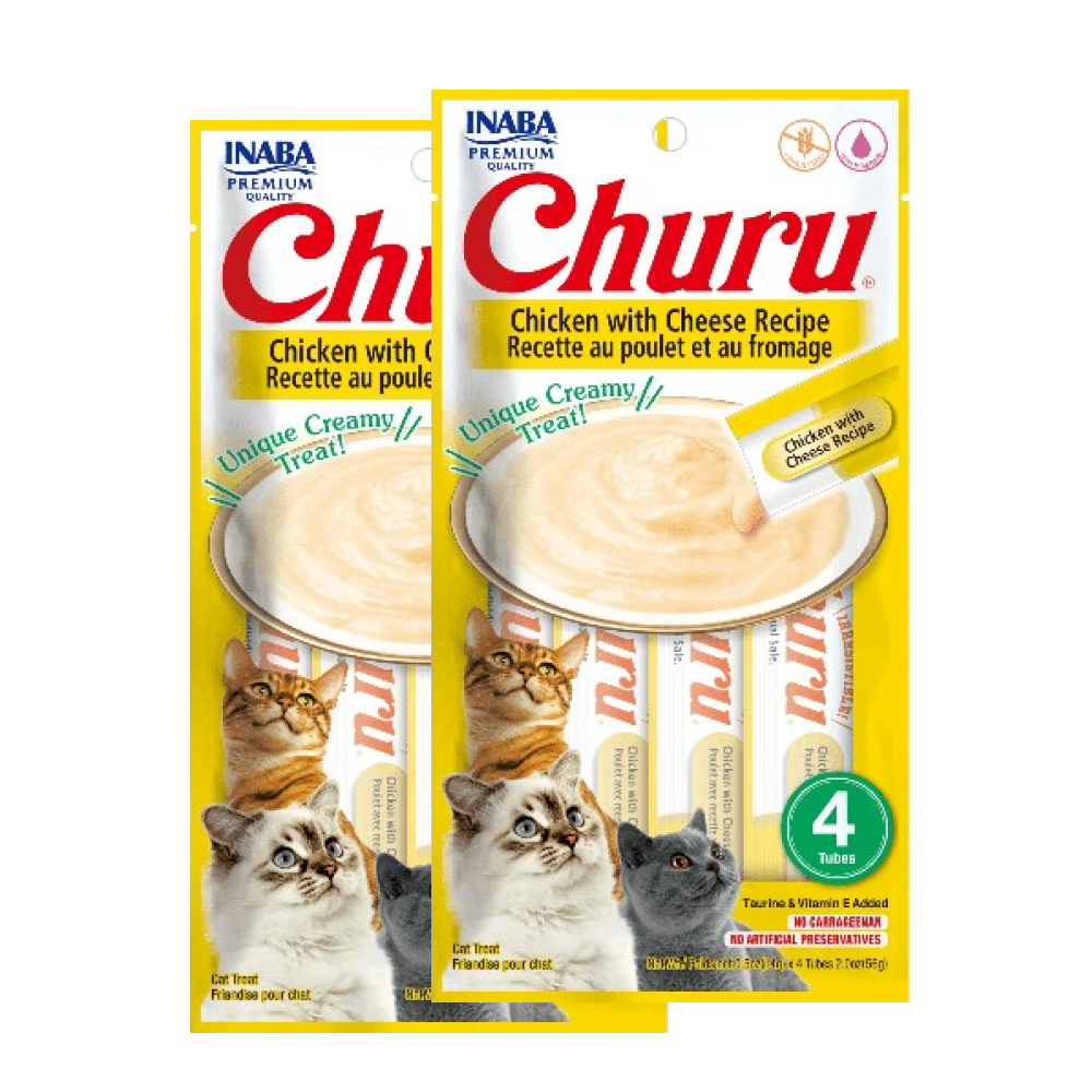 INABA Churu Chicken with Cheese Cat Treats image 4