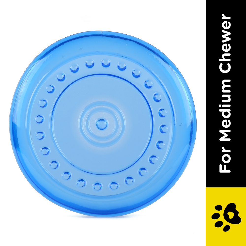 Trixie Playing Rope Loop with Woven in Ball and Pet Vogue Disc Toys Combo for Dogs image 4
