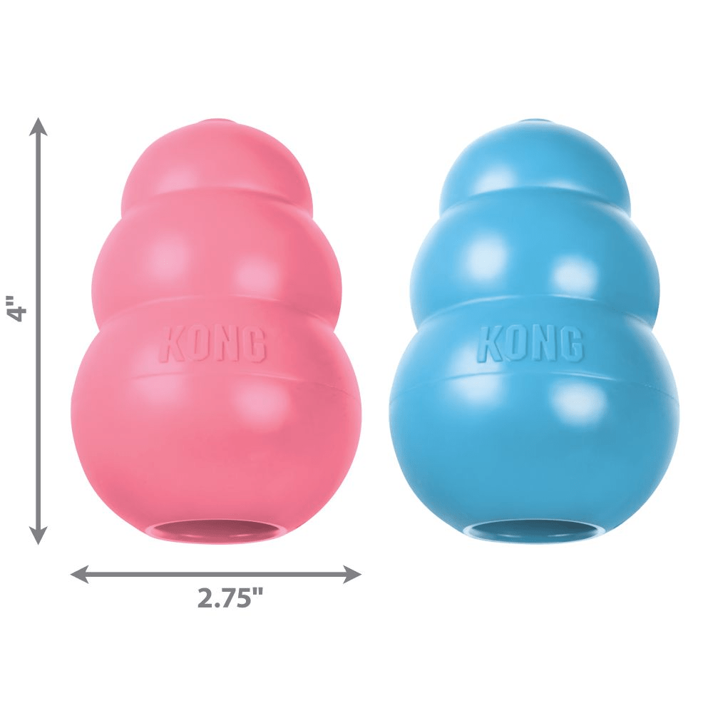 Kong Puppy Toy for Dogs (Pink) | For Aggressive Chewers image 6