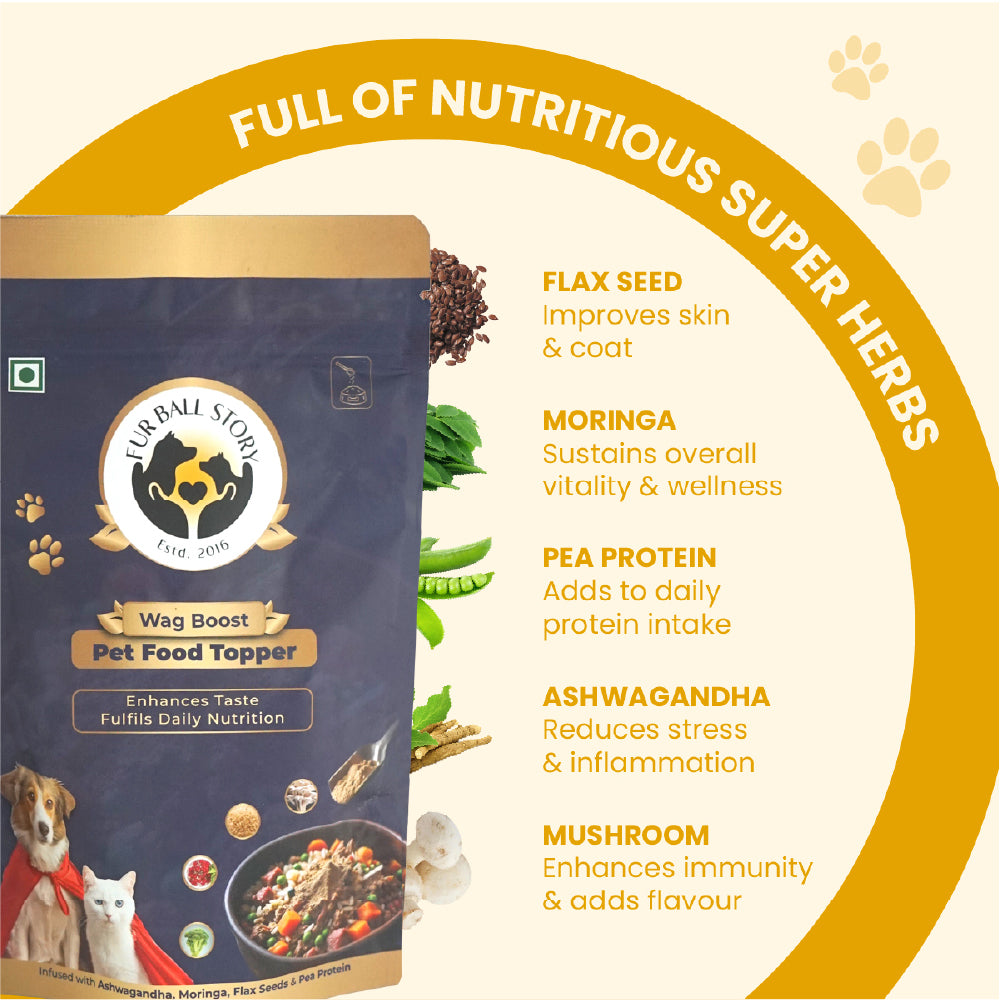 FurBall Story Wag Boost Food Topper for Dogs and Cats image 3