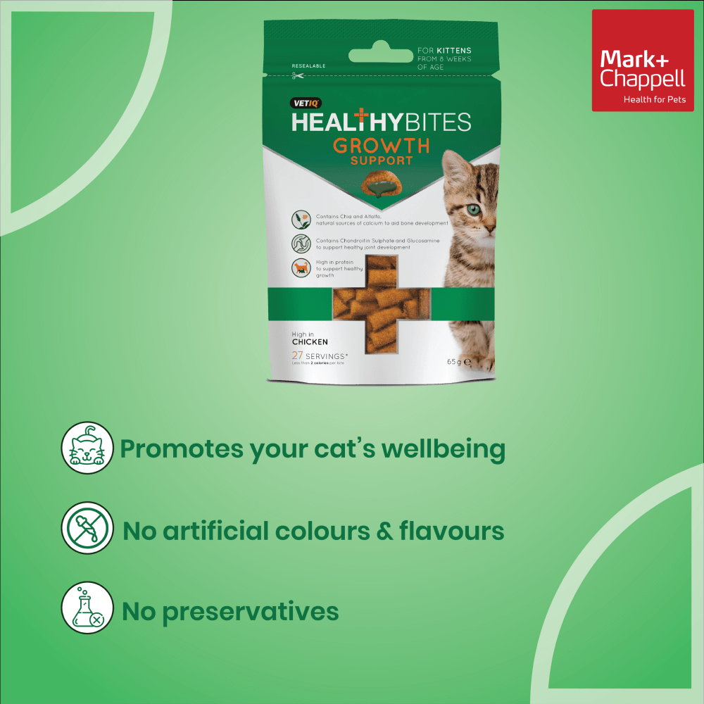 Mark and Chappell Healthy Bites Growth Support Kitten Treats image 8