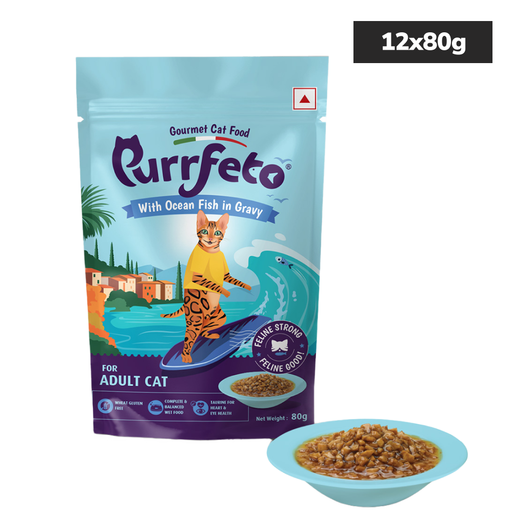 Purrfeto Ocean Fish in Gravy Adult Cat Wet Food image 6