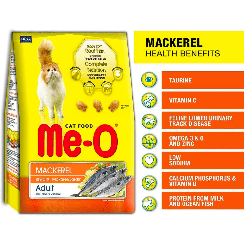 Me O Mackerel Adult Cat Dry Food image 2