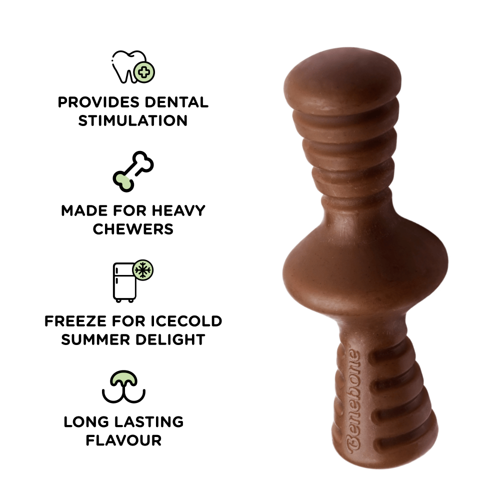 Benebone Bacon Butter Flavored Zaggler Rolling Chew Toy for Dogs image 2
