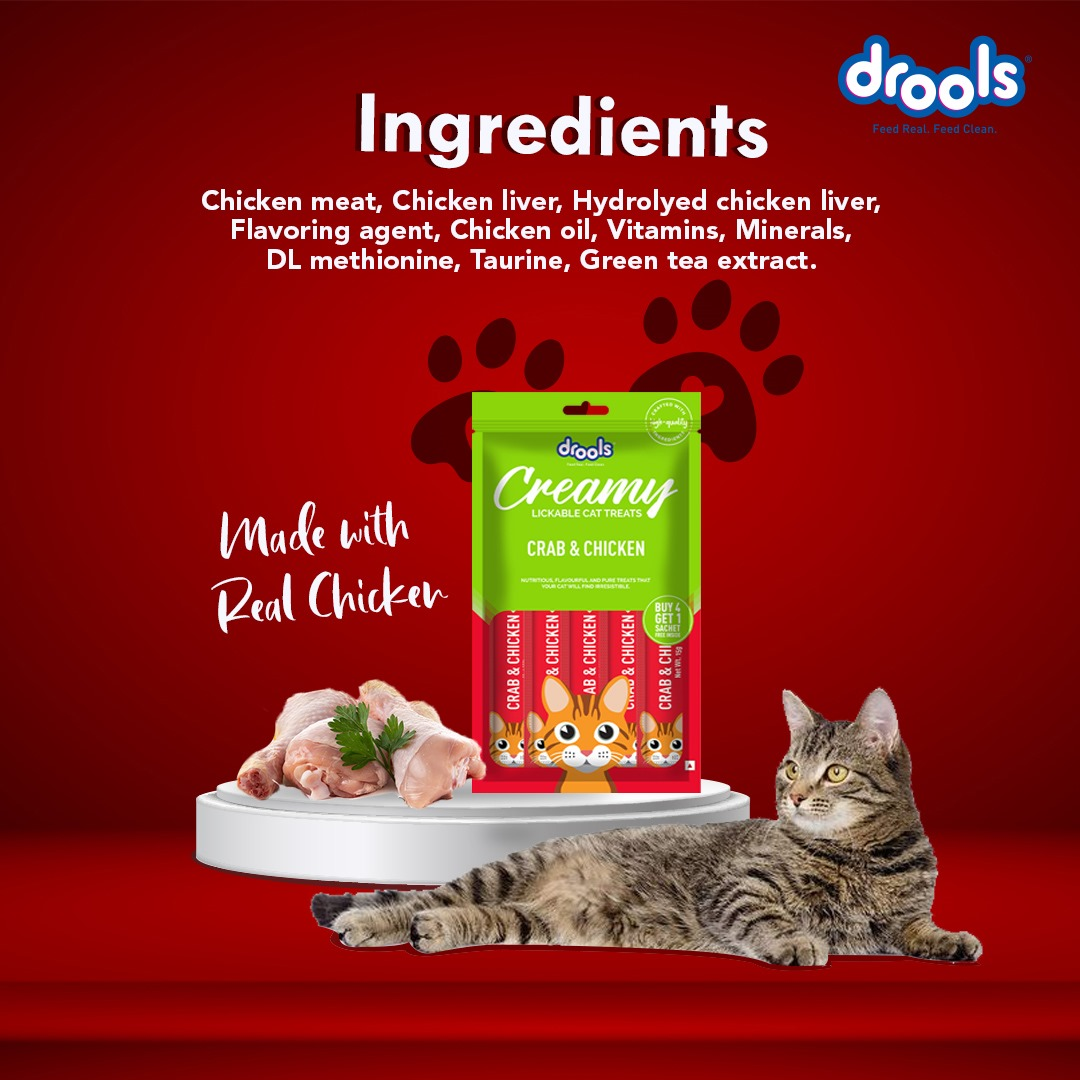 Drools Seafood Medley, Salmon & Skipjack and Crab & Chicken Cat Treats Combo image 10