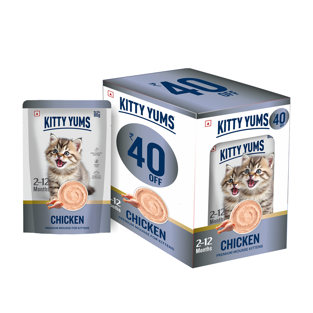 Kitty Yum Chicken Mousse Kitten Cat Wet Food image 9