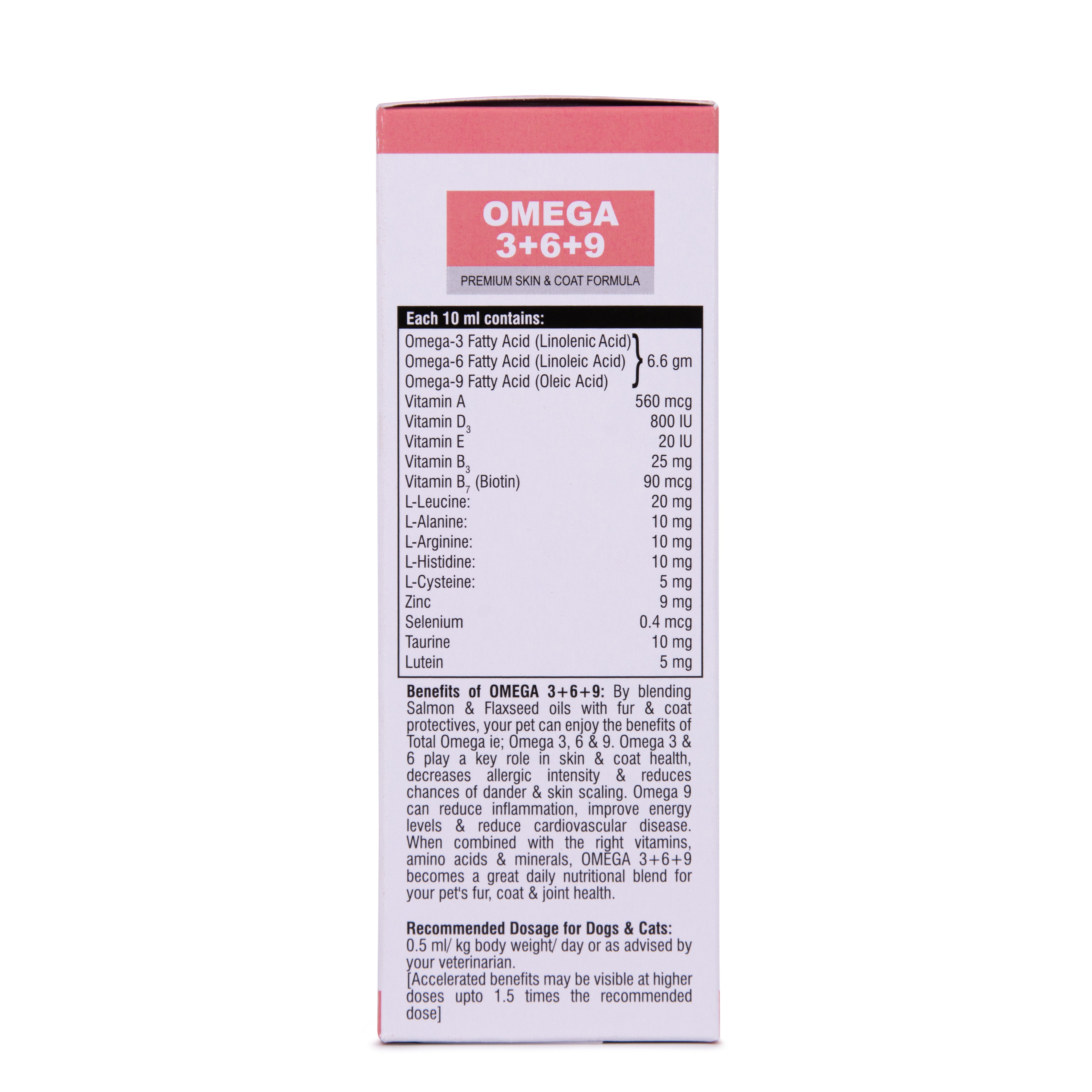 Pet360 Omega 3+6+9 Fur & Coat Control Salmon & Flax Oil for Dogs & Cats image 4