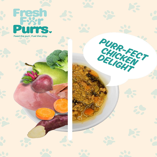 Fresh For Purrs Fin Tastic Fish Feast and Purrfect Chicken Delight Wet Cat Food Combo image 6