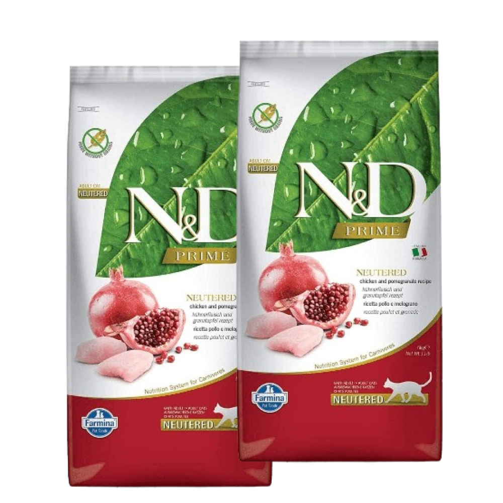 Farmina N&D Prime Chicken & Pomegranate Adult Neutered Cat Dry Food image 9