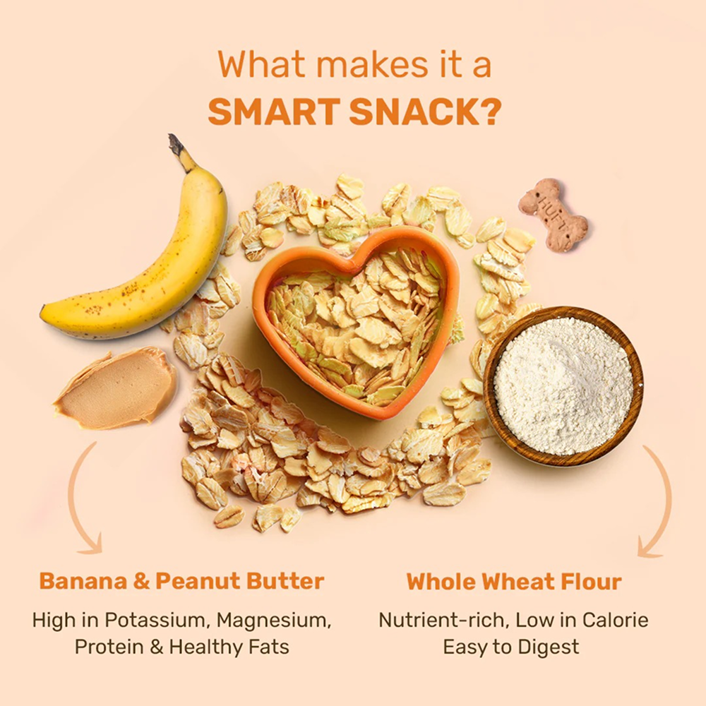 HUFT YIMT Banana and Peanut Butter Biscuits for Dogs image 2