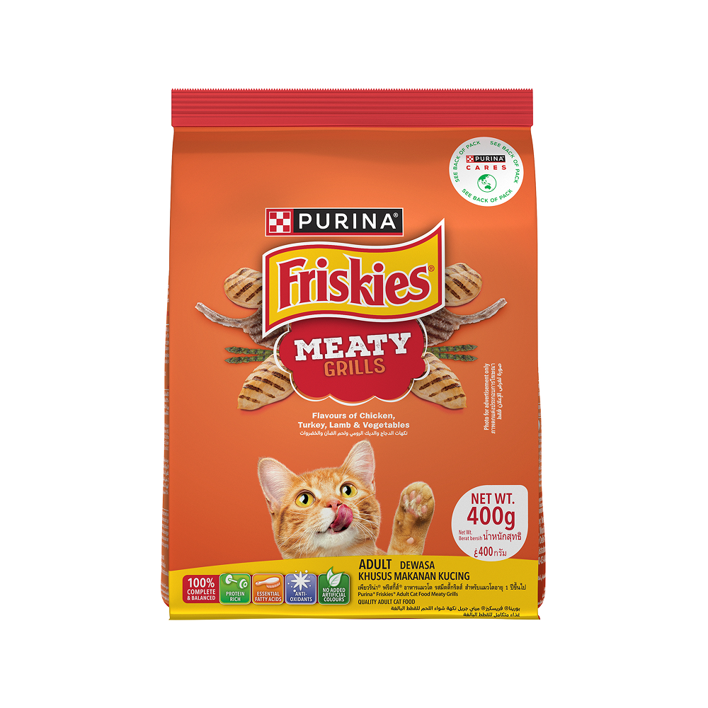 Friskies Meaty Grills Adult Cat Dry Food