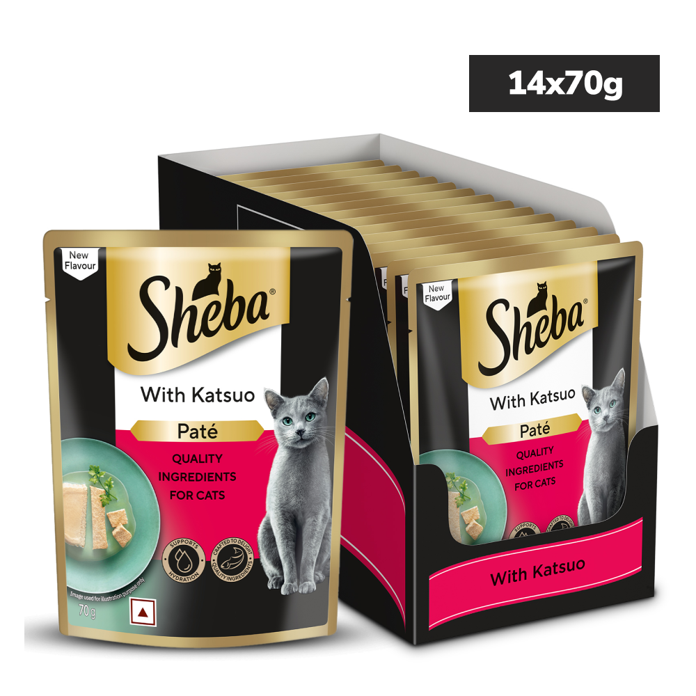 Sheba Maguro, Katsuo Rich Premium Adult Wet Food Combo for Cats image 4